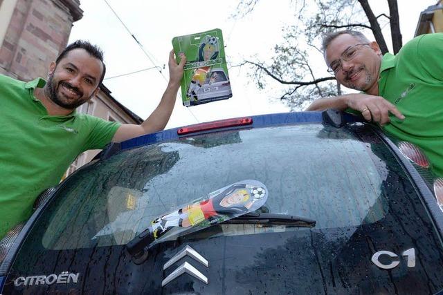Freiburger erfindet Fußballmännchen fürs Auto
