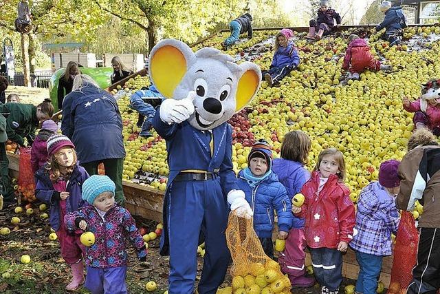 Europa-Park-Kunstwerk wird zu 1200 Litern Saft verarbeitet