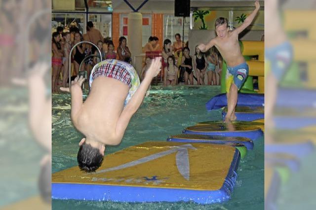 Poolparty im neuen Obermattenbad