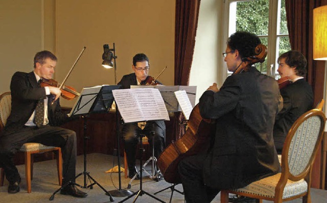 Ein hochkartiges Konzert bot das Inte...skreises Santeramo im Trompeterschloss  | Foto: Karin Stckl-Steinebrunner