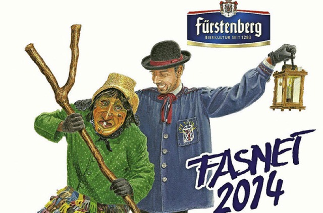 Da freut sich der Laternenbruder, wenn...er und der freien Narrenzunft Hausach.  | Foto: Frstenberg Brauerei