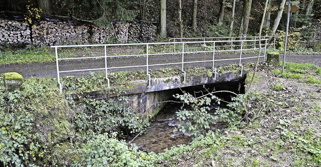 Die Durenbachbrcke ist malad und muss fr 91000 Euro saniert werden.   | Foto: christoph breithaupt