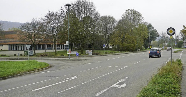 Auf der Lahrer Strae in Hhe der Sulzberghalle wird oft zu schnell gefahren.   | Foto: Bastian Henning