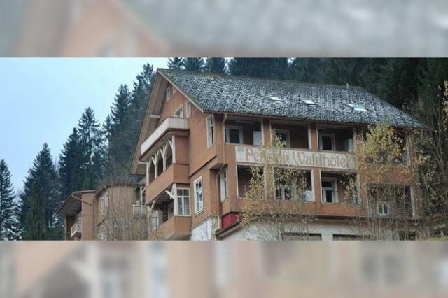 Waldhotel vor dem Abriss