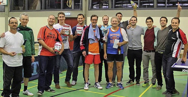 Die Sieger des Mitternachtsturniers des TTC Endingen.   | Foto: Privat