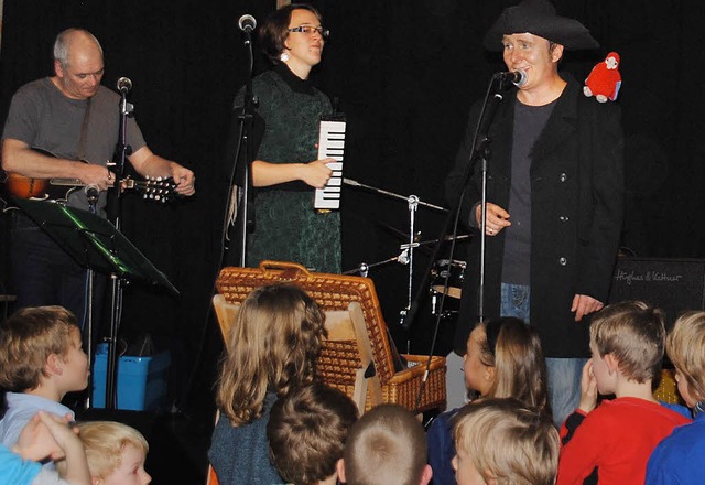 Die Kinderliederband Flohzirkus Orques...er Kinder an einem Piratennachmittag.   | Foto: Rebecca Kiefer