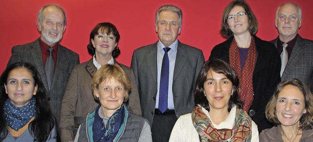 Albrecht Lienemann, Hiltrud Wilms, Hei...eunde des Scheffelgymnasiums gewhlt.   | Foto: Jrn Kerckhoff