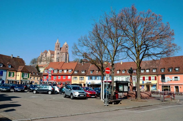 Noch darf auf dem Breisacher Marktplat... bleibt, liegt in der Hand der Brger.  | Foto: Elisabeth Saller