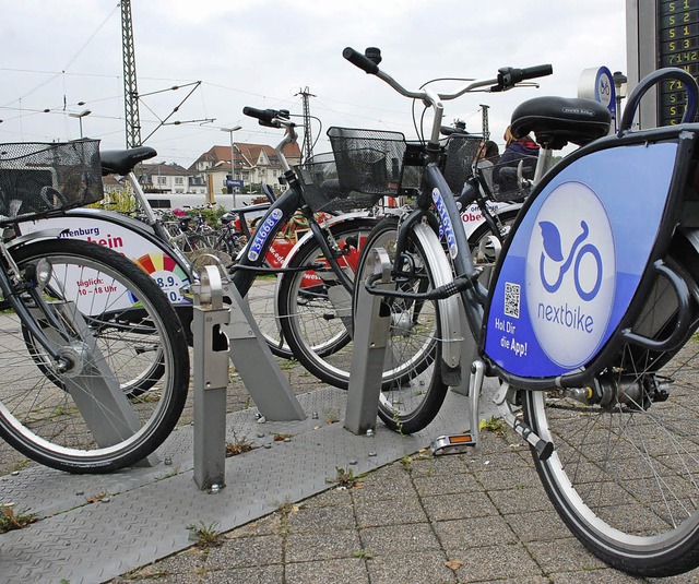 Pendler nutzen gerne das Leihrad.   | Foto: Siefke