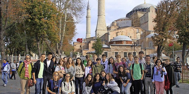 Zum Comenius-Projekt mit der Trkei wa...aldkirch eine Woche lang in Istanbul.   | Foto: Andreas Liebl