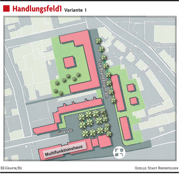 Wie sieht die Innenstadt von Rheinfelden im Jahr 2022 aus