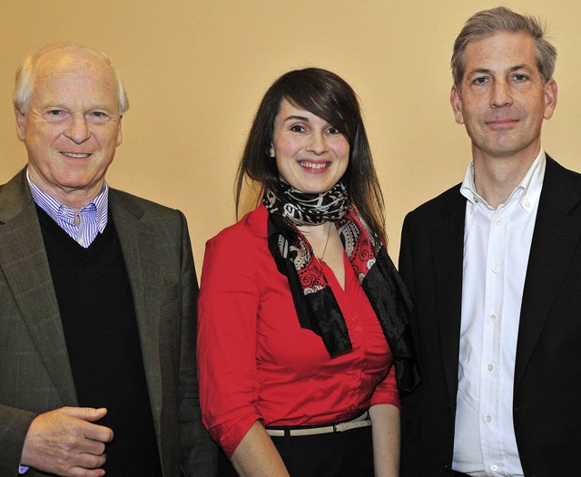 Spitzentrio fr den Kommunalwahlkampf ...Jenkner und Klaus Schle (von links).   | Foto: Thomas Kunz