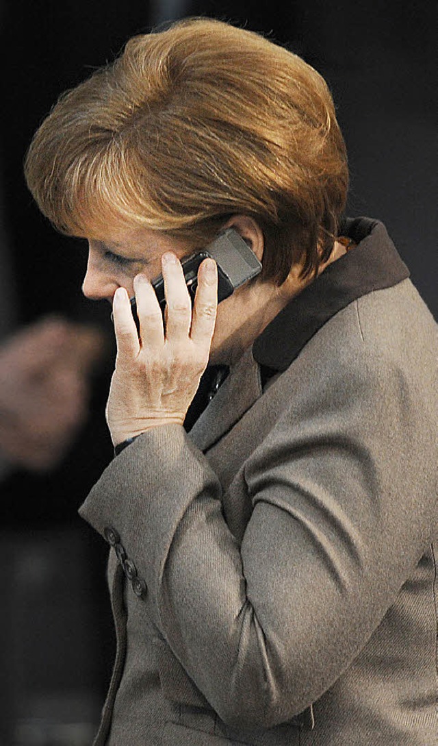 Abgehrt: Kanzlerin Merkel   | Foto: dpa