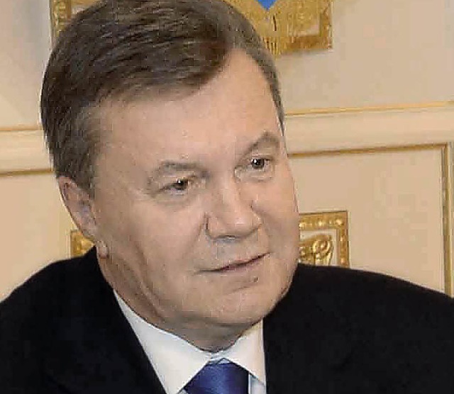 Prsident Janukowitsch   | Foto: dpa