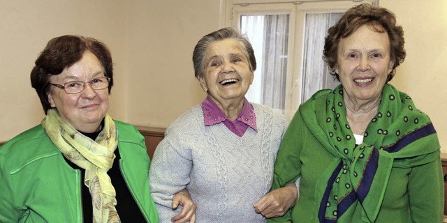 Geehrt wurden (von links) Christa Dll...schen Frauengemeinschaft St. Jakobus.   | Foto: Eva Korinth