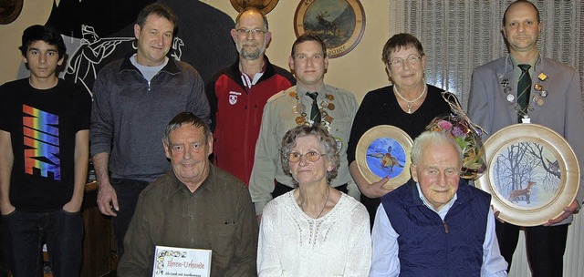 Treffsicher zeigten sich  (von  links)...t Wegener, Gerda Markoni und Kurt Wenk  | Foto: Manferd Risch