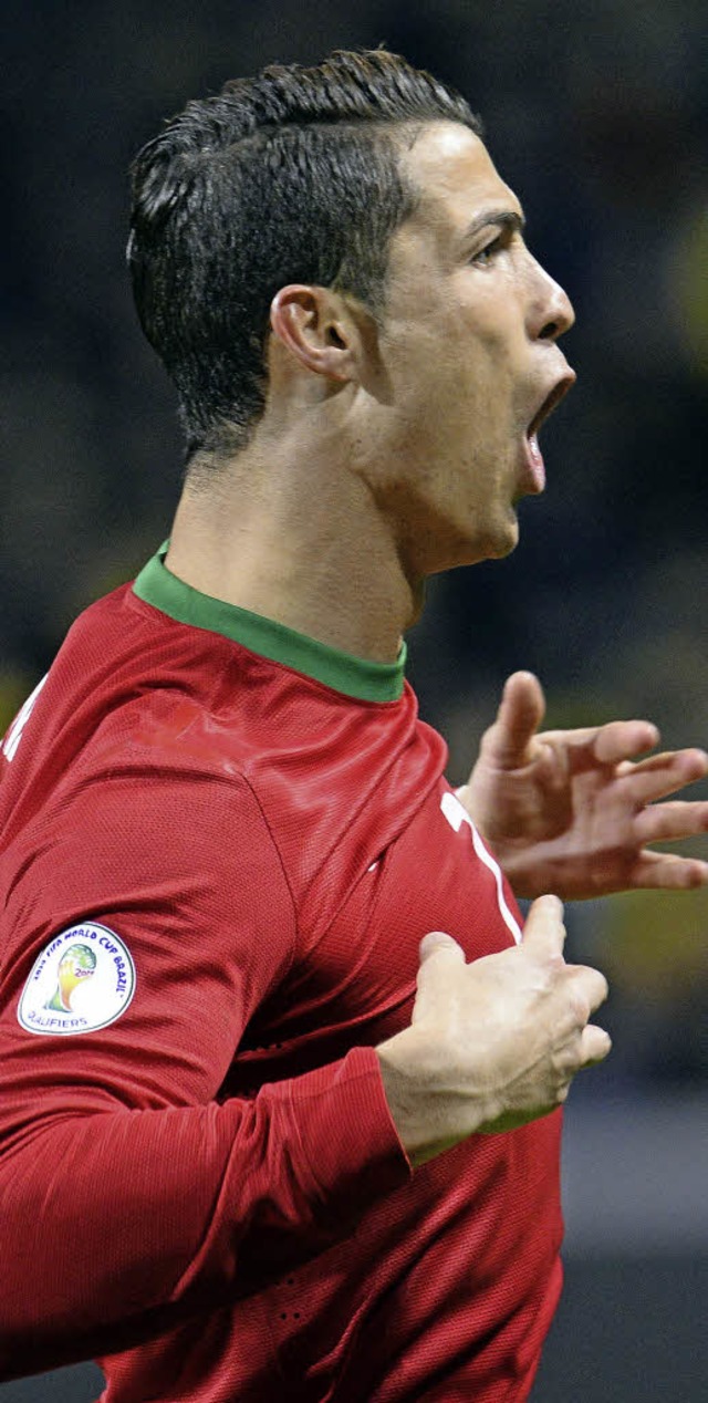 Dreimal fr Portugal erfolgreich: Cristiano Ronaldo   | Foto: AFP