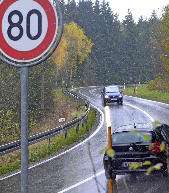 Die Brgerinitiative kritisiert: Ausge...igkeit auf 80 Stundenkilometer erhht.  | Foto: Sebastian Barthmes
