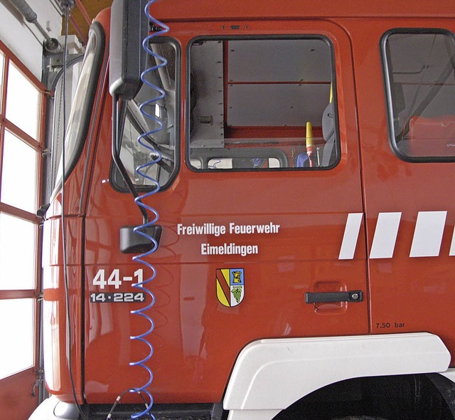 Die Feuerwehr Eimeldingen wnscht sich...2015 einen Gertelastwagen beantragt.   | Foto: langelott