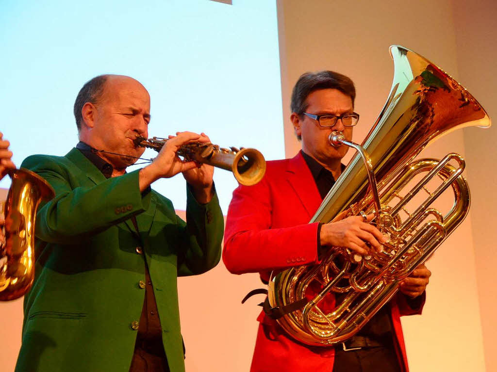 November 2013: Das Ensemble Mike Schweizer spielt zur Verabschiedung November 2013: Das Ensemble Mike Schweizer spielt zur Verabschiedung