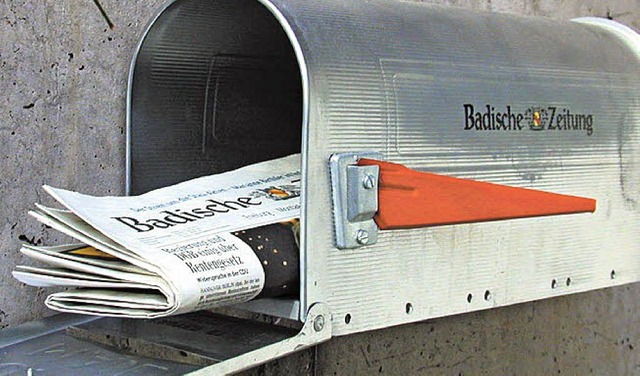 44 Millionen Zeitungen stellen die Tr...eier sagte der Verlag nun Dankeschn.   | Foto: BZ
