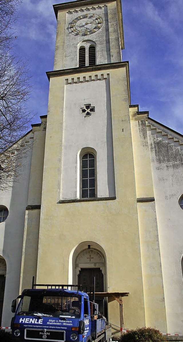 Die Schwrstdter Pfarrkirche muss saniert werden.   | Foto: H.Siebold