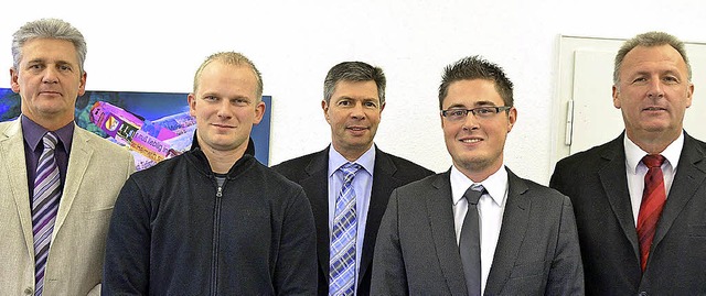SVS-Fuball-Abteilungsleiter Thomas Sc...sitzender Thomas Gsell  (von links).    | Foto: Andr Hnig