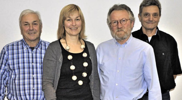 Die Neuen, Horst Kolb (links) und Wern...nne Wienecke und Franz Ruetz zur Seite  | Foto: Markus Zimmermann               