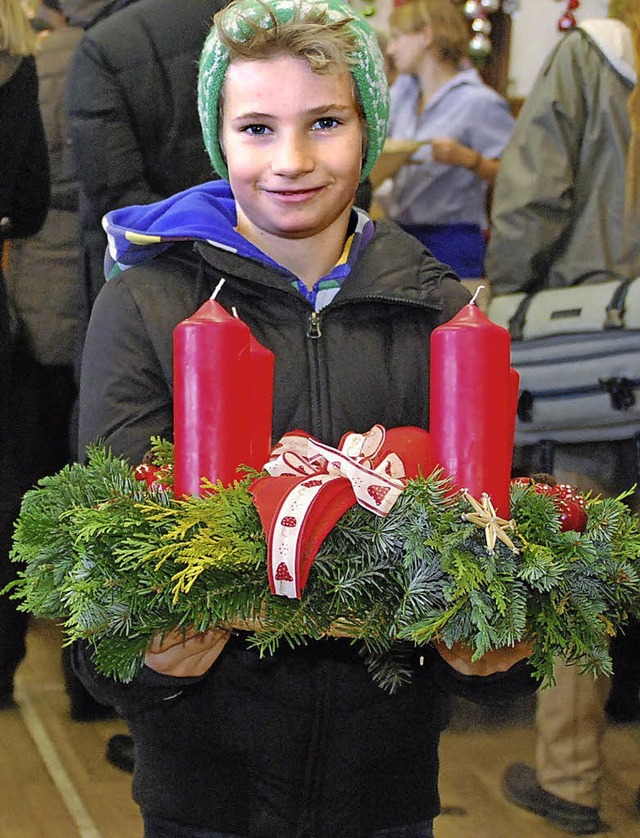 Gut gerstet fr die Adventszeit ging ...auer Adventsbasars wieder nach Hause.   | Foto: Edgar Steinfelder