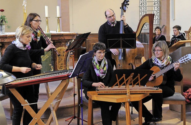 Zithermusik kann mehr als Folklore, das zeigte sich beim Konzert in Meienheim.   | Foto: wolfgang knstle