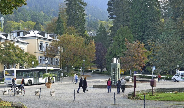 Zur touristischen Infrastruktur Badenweilers gehrt auch der Schlossplatz.   | Foto: Sigrid Umiger