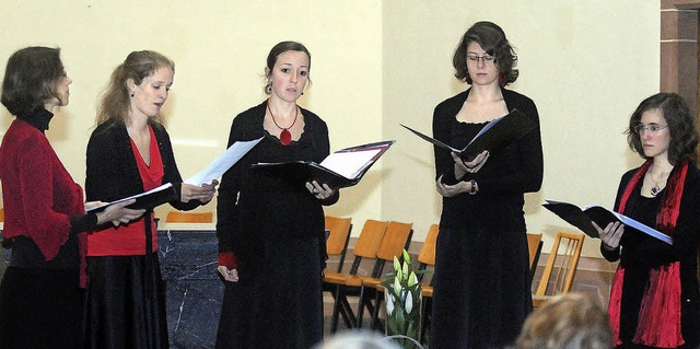 Gregorianische Klnge erfllten die Sulzer Kirche.   | Foto: wolfgang knstle