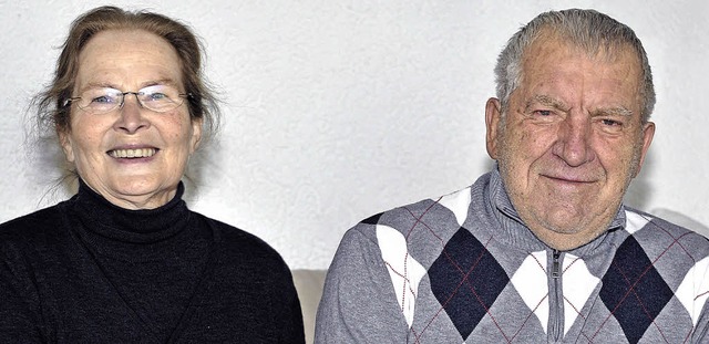 50 Jahre verheiratet: Magdalena und Alfred Martin   | Foto: Franziska Lffler