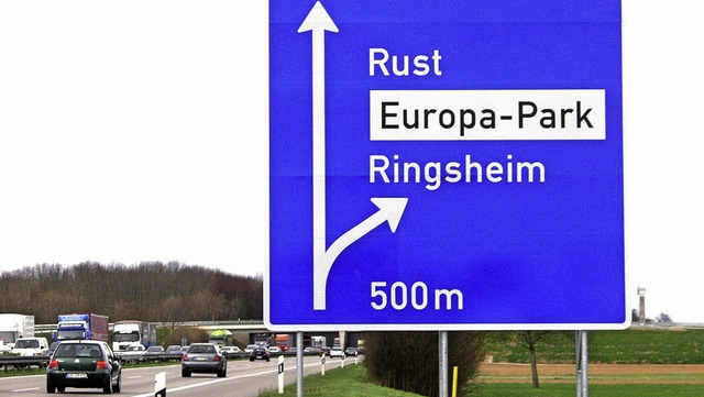 Rust und Ringsheim haben&#8217;s &#821...r Friesenheim: eine Autobahnausfahrt   | Foto: archiv: Europa-Park
