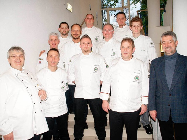 Brgermeister Michael Thater (rechts) ...alon Mondiale Culinaire zur Verfgung.  | Foto: Hrvoje Miloslavic