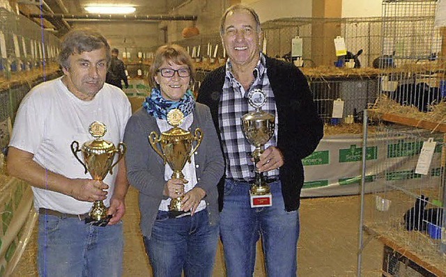 Die Preistrger von rechts : 1. Platz ...tz Heidi Batt, 3. Platz Erwin Bleile.   | Foto: privat