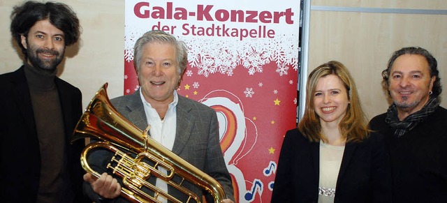 Startklar frs 22. Galakonzert: Friedh...ircher und Peter Oehler (Rockmusiker)   | Foto: GEs