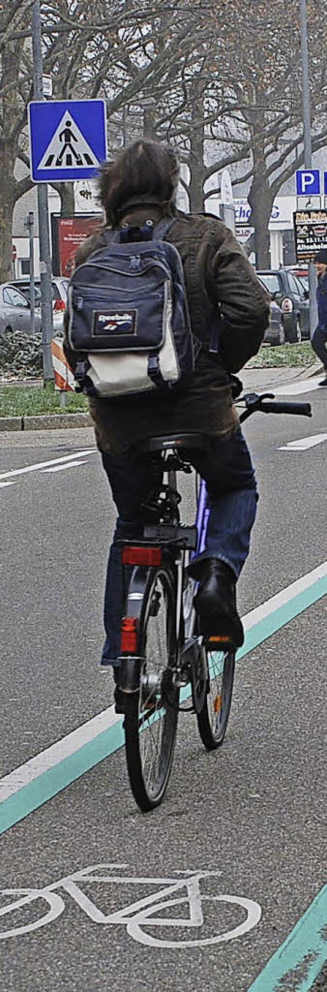 Fahrradfahrer sollen knftig als gleic...r auf der Strae wahrgenommen werden.   | Foto: Gertrude siefke