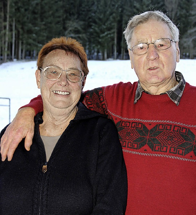Erika und Edelbert Willmann sind seit 50 Jahren verheiratet.   | Foto: Eva Korinth
