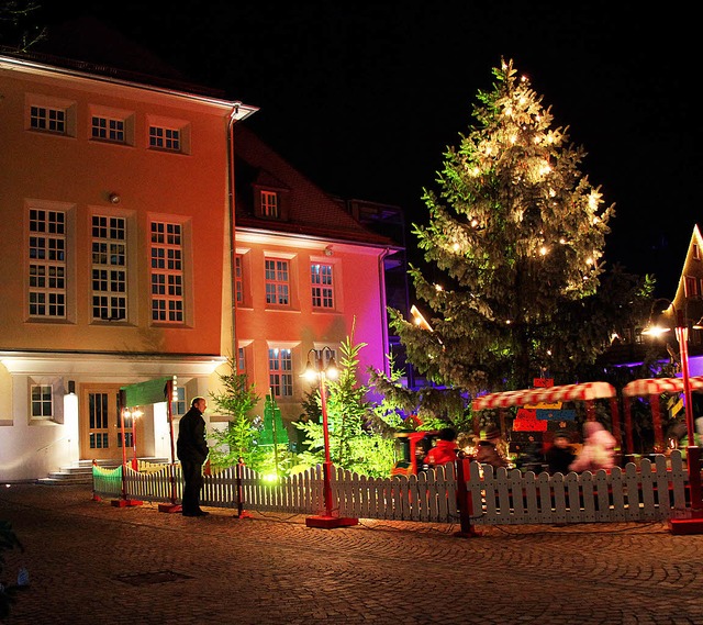 Der Zauberwald auf dem Konstantin-Sch...hnachtsmarkt, der am Samstag beginnt.   | Foto: Stadt Neuenburg