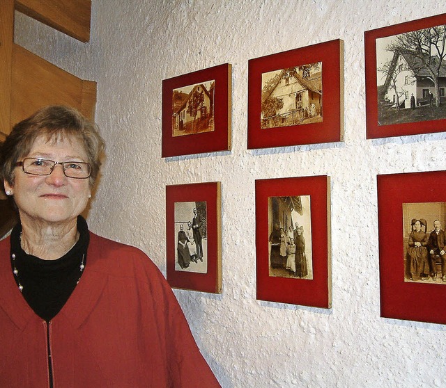 Mit historischen Aufnahmen macht Liesa...hl ein Stck Dorfgeschichte lebendig.   | Foto: Roswitha Frey