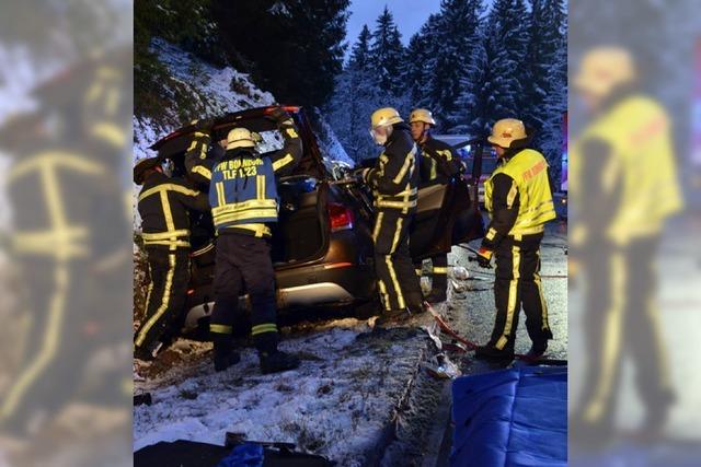 Unfall auf glatter Strae