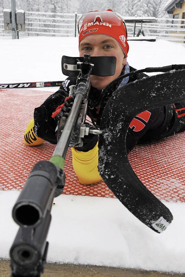 Von 30  Schssen  28 im Ziel &#8211; e...nedikt Doll beim IBU-Cup in Norwegen.   | Foto: Patrick Seeger