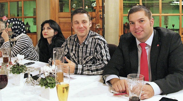 Christoph Lffler (rechts) soll als ne...aufstieg der Btzinger SPD einleiten.   | Foto: horst david