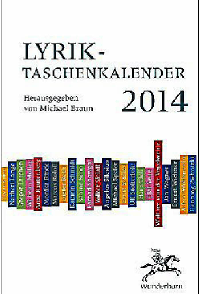 KALENDER: Gedichte im Echoraum - Literatur - Badische Zeitung