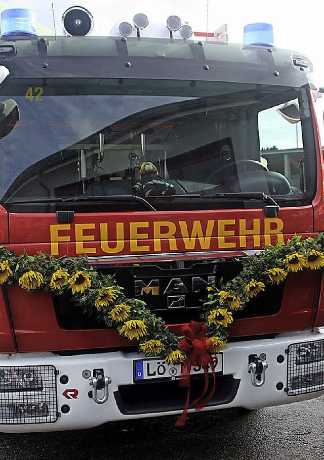 Zufrieden ist Maulburgs Feuerwehr mit ihrer technischen Ausrstung.   | Foto: Heiner Fabry