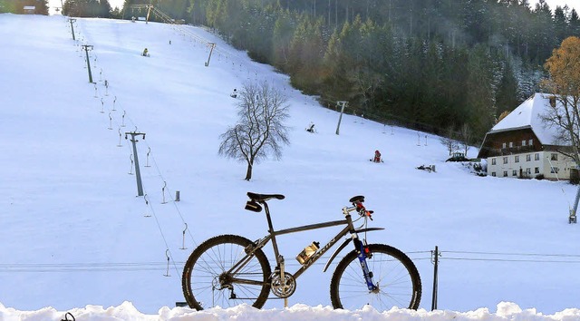 Ende der Radsaison:  Am Waldauer Schne...Wochenende kommt Nachschub vom Himmel.  | Foto: Johannes Bachmann