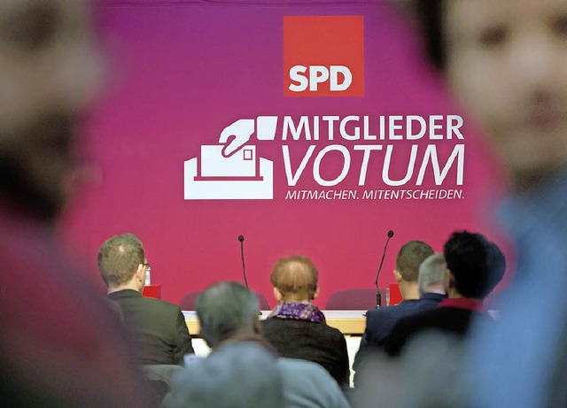 Das Mitgliedervotum der SPD steht in der Kritik.  | Foto: dpa
