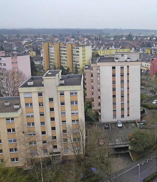 Einfamilienhuser, hohe und niedrigere...rkle-Bleiche gibt es alle Spielarten.   | Foto: Sylvia-Karina Jahn