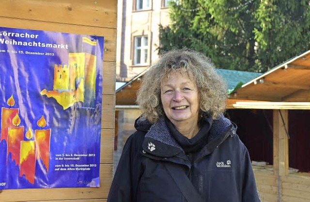 Der 37. Lrracher Weihnachtsmarkt ist ...n der Stadt den  Markt organisiert.     | Foto: Nikolaus Trenz